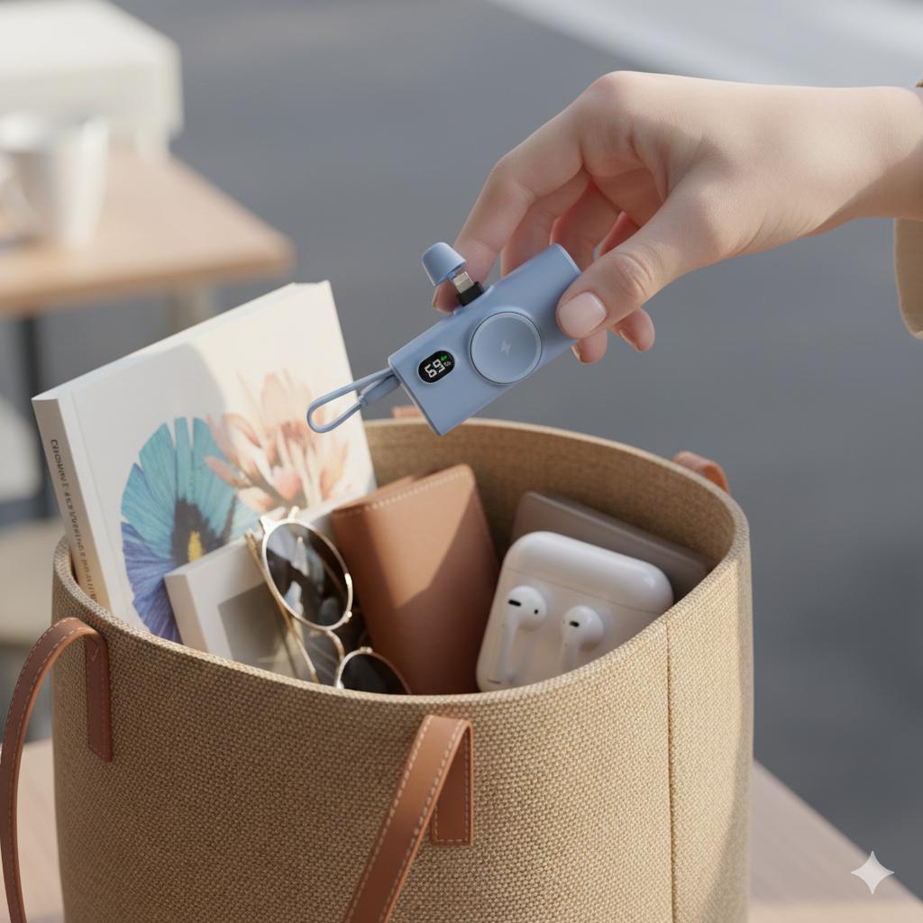 The Ultimate 2-in-1 Keychain Power Bank