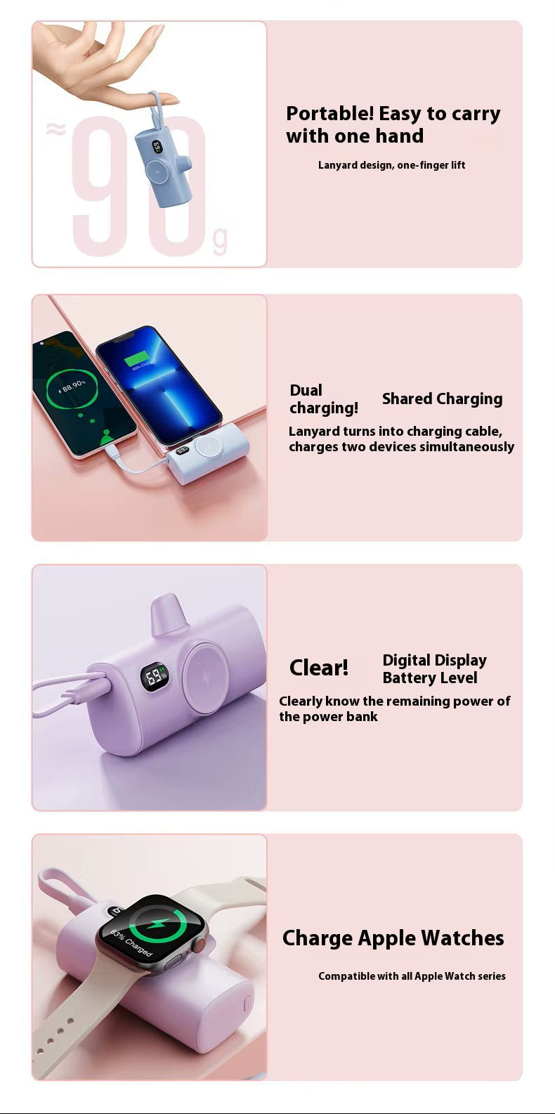 The ultimate 2in1 keychain Power Bank!