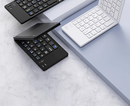 Folding Ultra-Thin Wireless Mini Bluetooth Keyboard